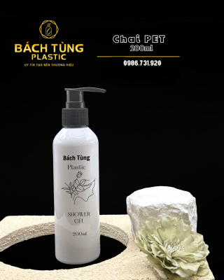 Chai PET trắng sữa 200ml