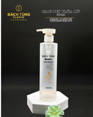 Chai PET Thân Mờ 300ml