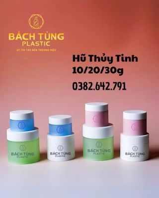 HŨ THỦY TINH 10G | 20G | 30G NHIỀU MÀU