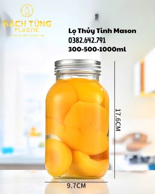 LỌ THỦY TINH 300ML | 500ML | 1000ML