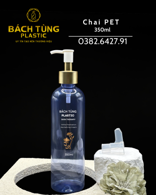  CHAI PET TRÒN DÀI 350ML 
