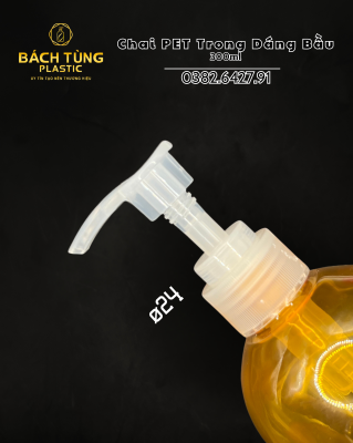 Chai PET Trong Vàng 300ml