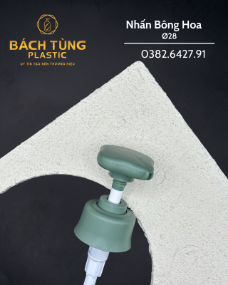 Nhấn Bông Hoa - FI28 - Màu Xanh Lá