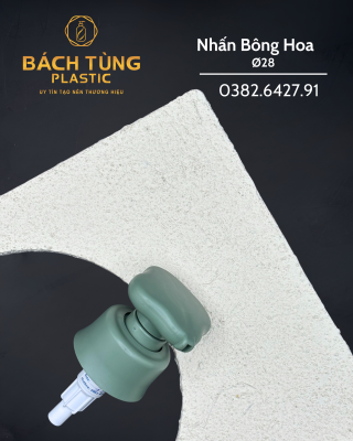 Nhấn Bông Hoa - FI28 - Màu Xanh Lá