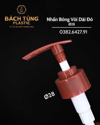 Nhấn Bóng Vòi Dài Màu Đỏ - FI28