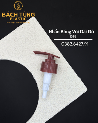 Nhấn Bóng Vòi Dài Màu Đỏ - FI28
