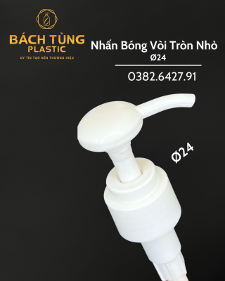 Nhấn FI 24 Bóng Đầu Vòi Tròn nhỏ - Màu Trắng