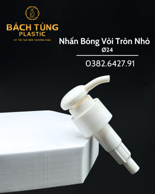 Nhấn FI 24 Bóng Đầu Vòi Tròn nhỏ - Màu Trắng 