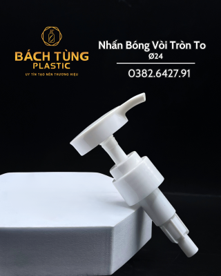 Nhấn FI24 Bóng Đầu Vòi To - Màu Trắng - FI24