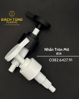 Nhấn Đầu Tròn Mờ FI28 – 2 Màu Trắng & Đen