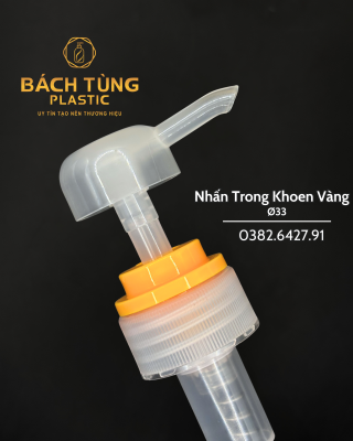 Nhấn - Trong Suốt - Khoen Vàng - FI33