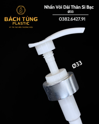 Nhấn Vòi Dài Thân Si Bạc FI33
