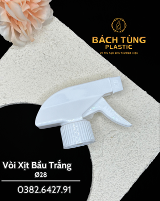 Vòi Xịt Bầu Màu Trắng FI28