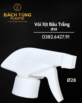 Vòi Xịt Bầu Màu Trắng FI28