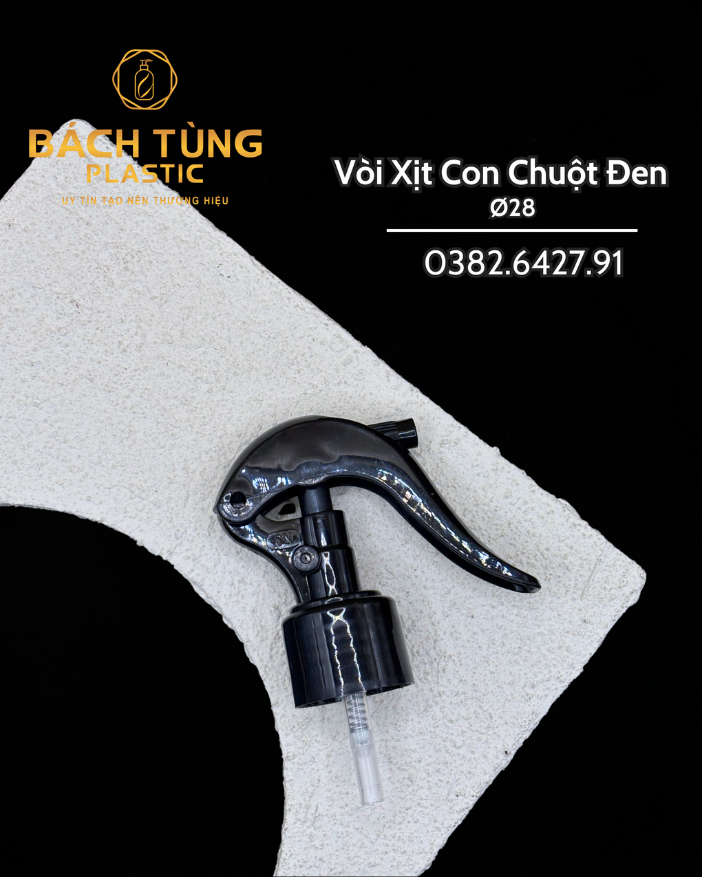 Vòi Xịt Con Chuột Màu Đen FI28